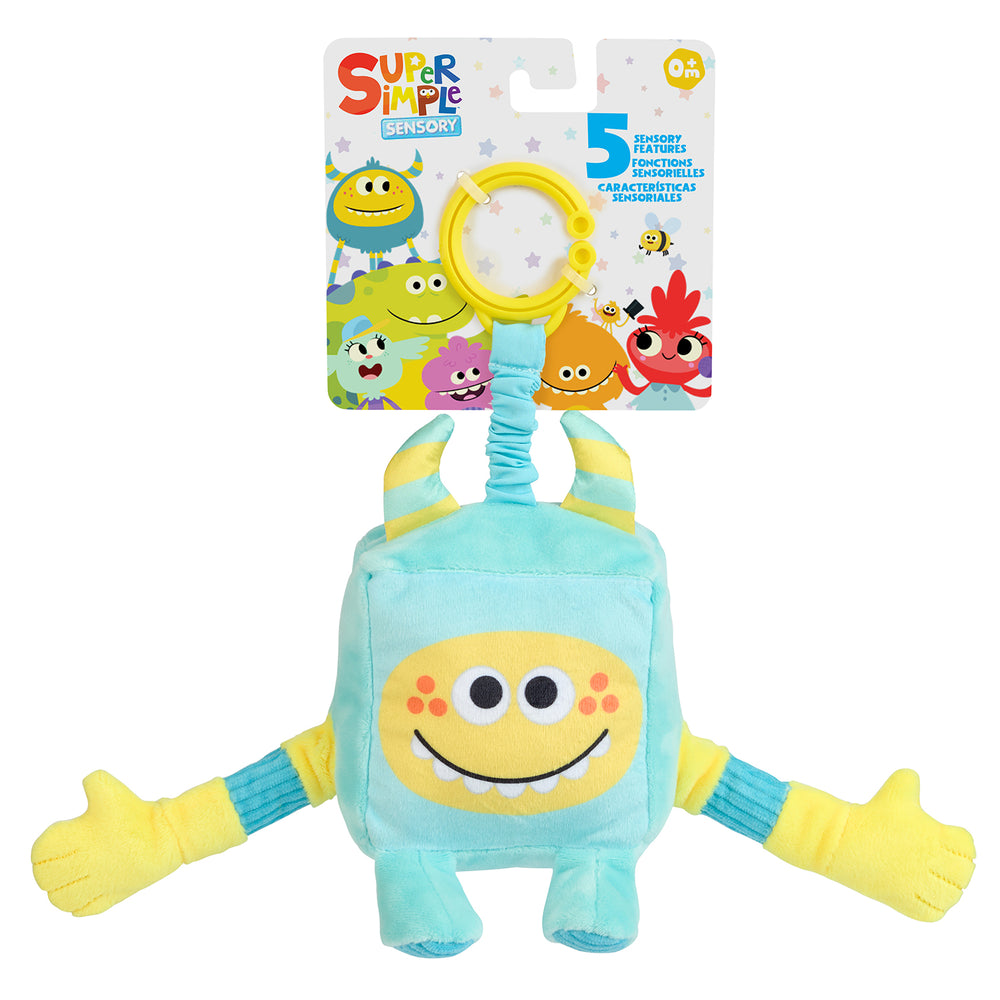 Super Simple Sensory Plush Monster - Rizzo (Blue)