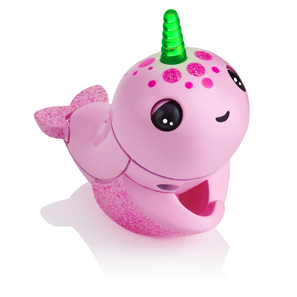 Fingerlings Light Up Narwhal - Rachel (Pink)